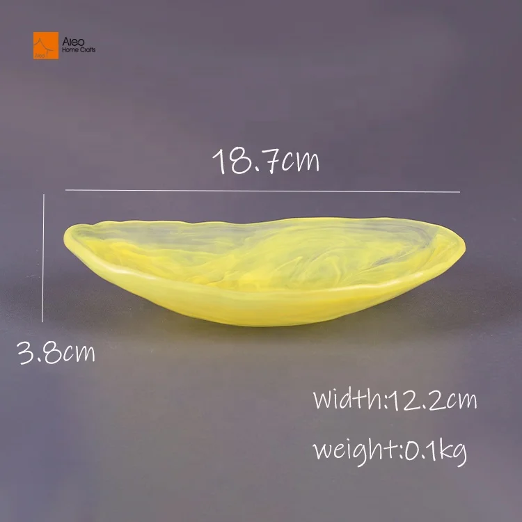 Aleo Home Factory Luxury Fruit Bowl Set Swirl Resin bowl Marble Polyresin Nordic Design Party Serving Salad Bowl Fruit Platter