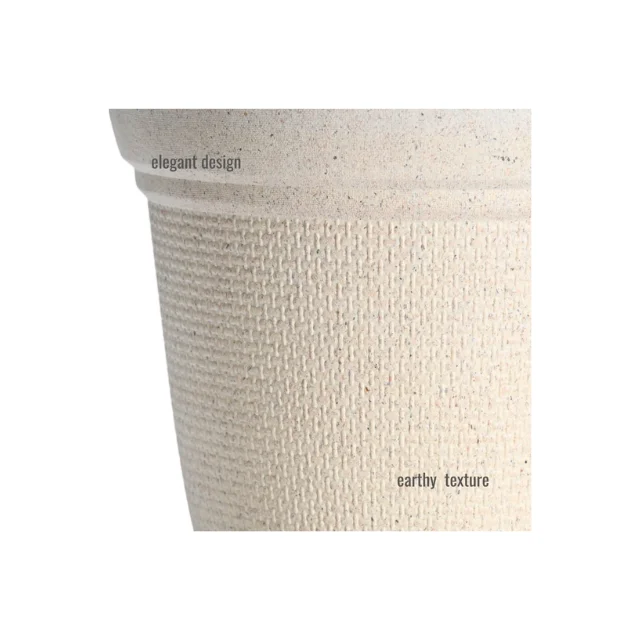 Superior Quality Suitable for a Variety of Plants CO2 Aura 10 Inch Bamboo Based Pots and Planters UV Stabilized Long Life