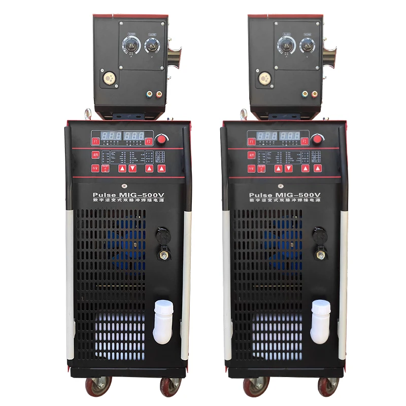 Full digital  MIG-500 380V double pulse gas shielded welding machine  pulse gas shielded aluminum welding machine