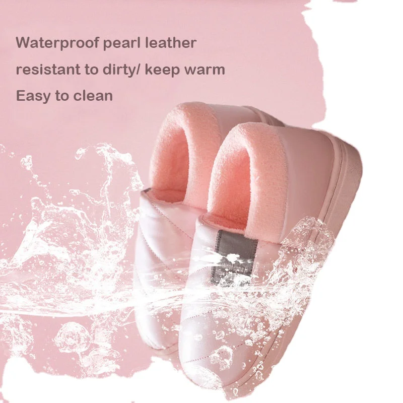 
Design Comfortable Winter young And Lady Warm Indoor House Cotton Padded Home Slippers 