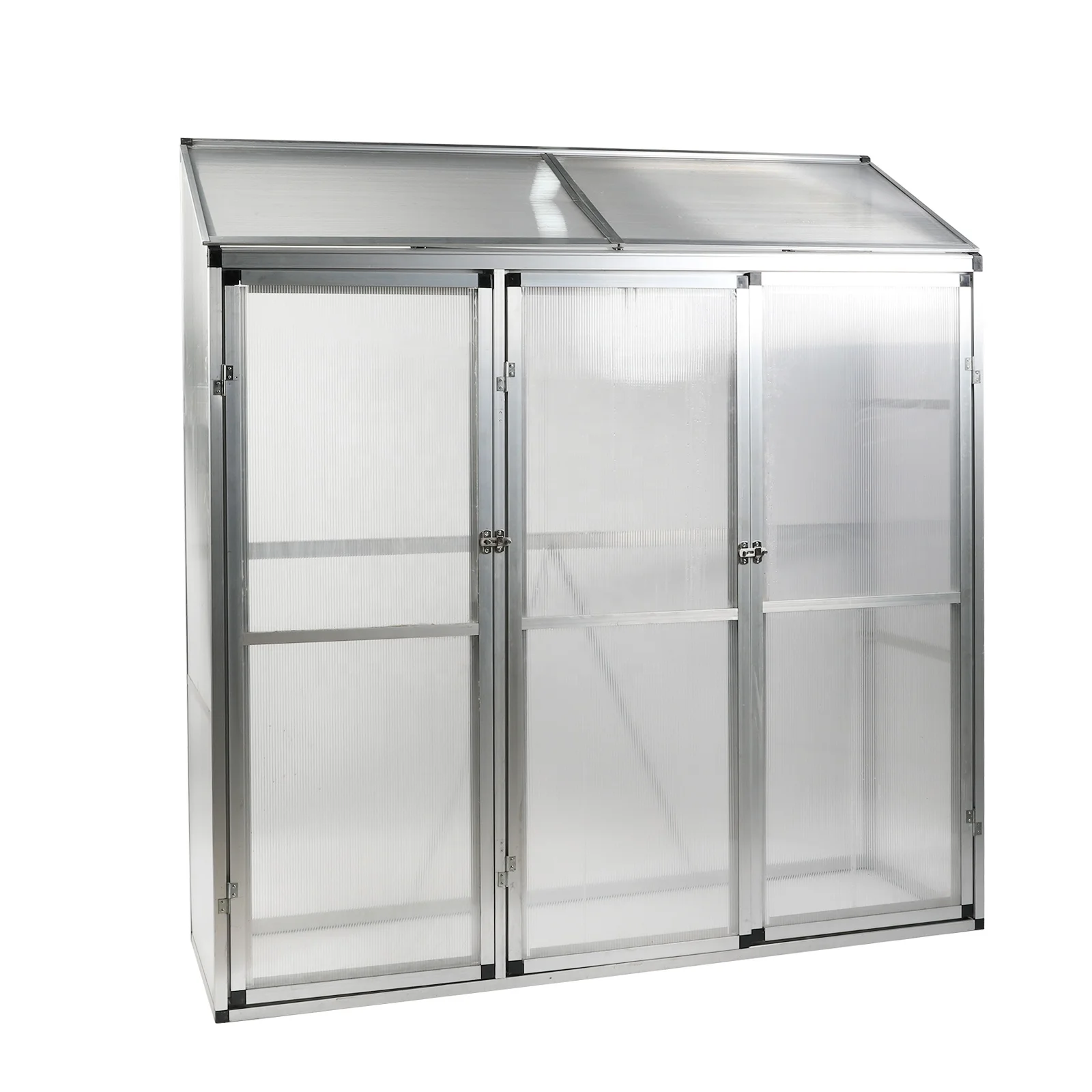 Popular Outdoor Green House Polycarbonate Aluminium Frame Garden Greenhouse For Flower And Seed