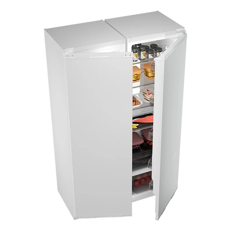 Chinese Manufacturer Supply Modern Style Big Double Door Refrigerator