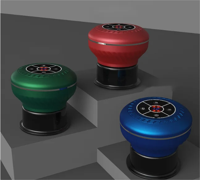 Led Light Face Neck Body Lifting Massage Brush Microcurrent Guasha Electric Meridian Massager