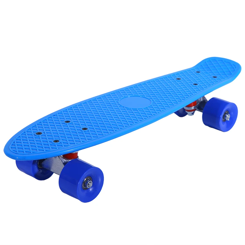 Wholesale Cheap Patineta Complete Beginner Plastic Skate Board Skateboard With Led Flash Board For Adults