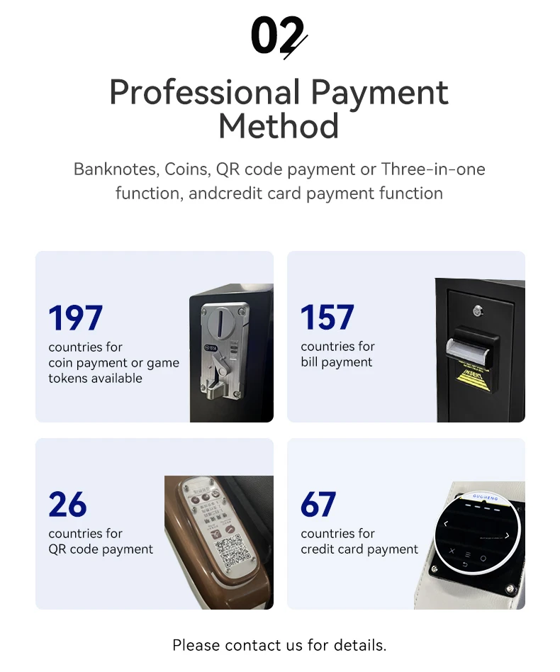 mall vending commercial massage chair 5d business with credit card machine oem and coin operator bill acceptor app