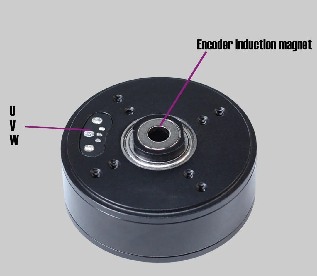 Factory Price 4008 6.8Ohm 50T 24N22P Oem Flat Hollow Shaft High Torque Brushless Motor With Hall Sensor For Gimbal System