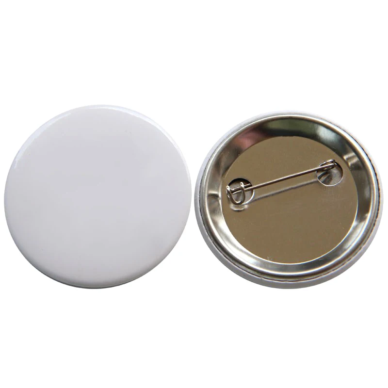 High Quality 3 Inches Sublimation Button Pin Blank De Pin 32Mm Button 58mm badge