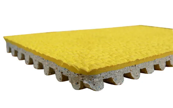 Easy Installation Athletic Tartan Prefabricated Sandwich Rubber Running Track