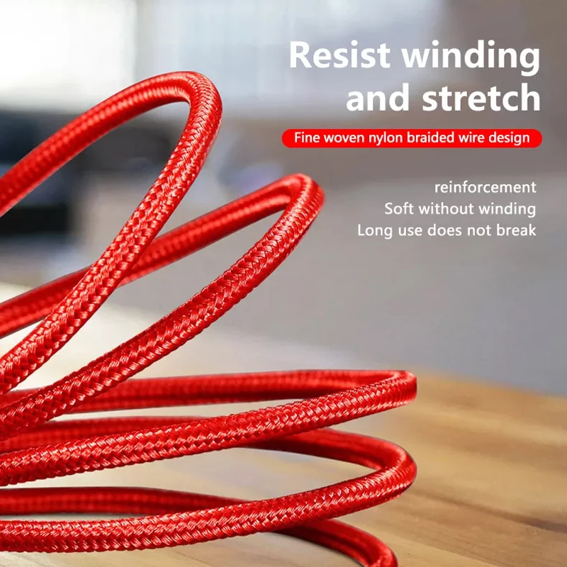 Aluminum Nylon woven mobile phone usb data cable 3A usb c fast charger cable for wholesale iphone usb cable