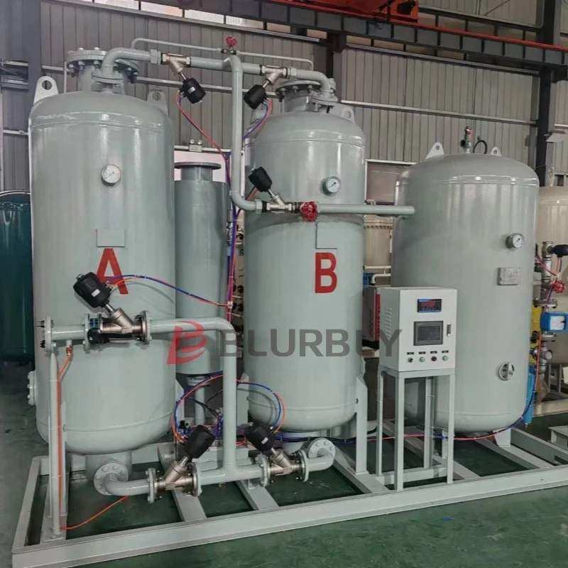Stationary Nitrogen Generator for Laser Welding Core Motor AirEnd Manufactured Leading Company Nitrogen Cylinder Filling Station