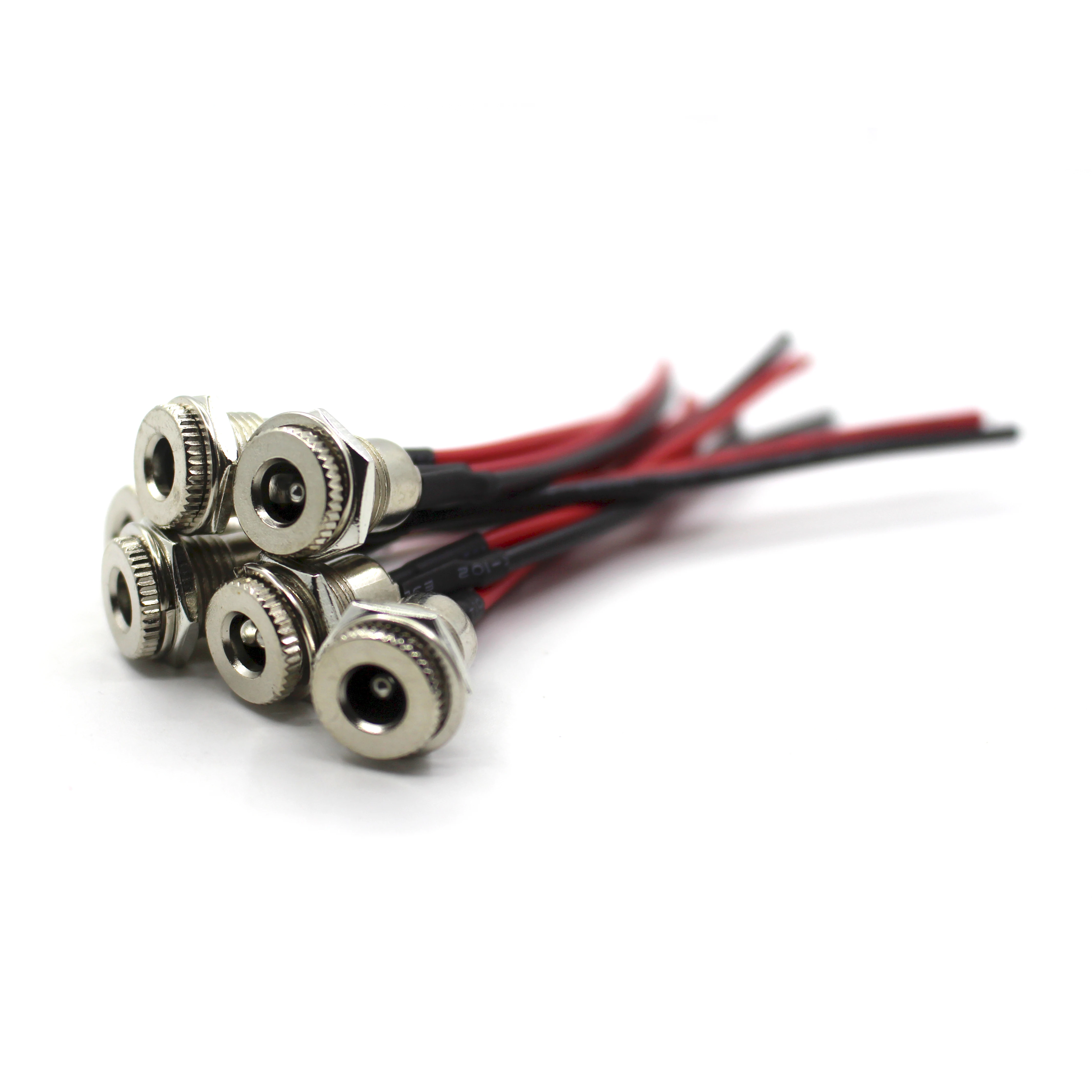 DC-099 5.5 mm x 2.1mm nickel plated DC Power Jack Socket Female Panel Mount Connector 5.5*2.1 5.5*2.5 5.5X2.5 dc099