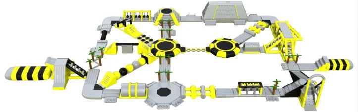 Lilytoys TUV passed  Commercial Floating coconut Inflatable Water Park For Adult