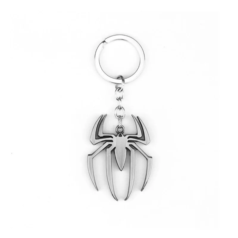 Металлический брелок с человеком-пауком оптовая продажа подвесные аксессуары для ключей от машины вдохновленные европейскими и американскими фильмами