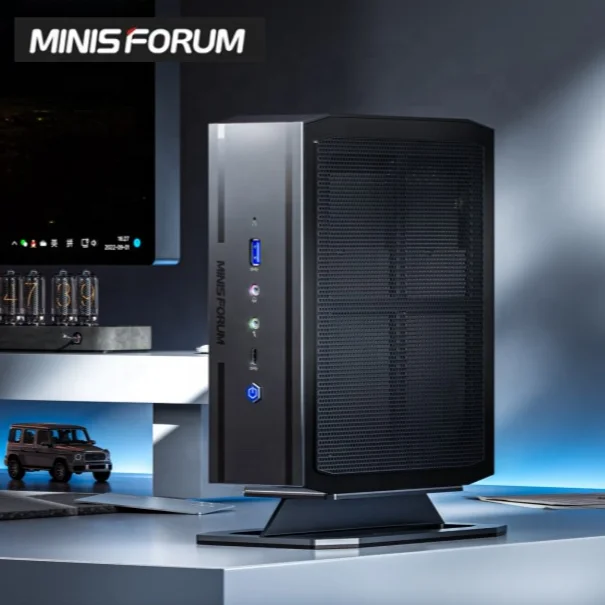MINISFORUM NAD9 Intel Core i9 12900H CPU Desktop Barebone 14 Cores Computer Graphics Card Portable Windows 11 Pro Gaming Mini PC