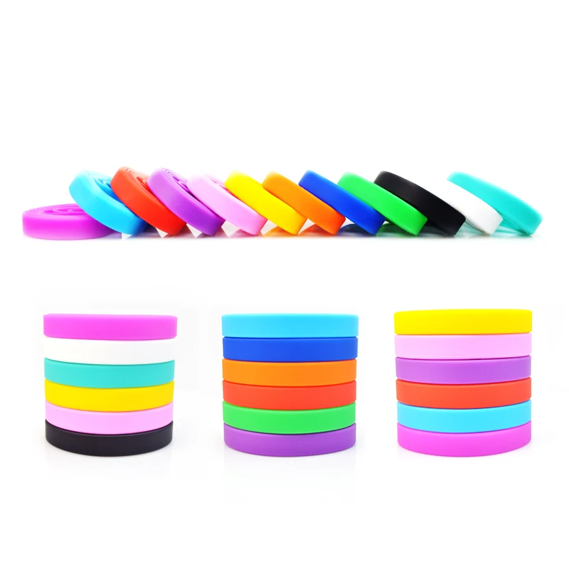 Fashional Custom Logo Design Waterproof Rubber Silicone Wrist Bands Customised for Sports Promotional Wristbands