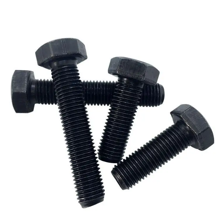 
DIN960 Grade 8 Fine Thread Hex Head Cap Screws MS AUTO BLACK HEX HEAD BOLT 
