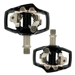 Taozik TPL08 SPD Aluminum Alloy Bearings DU SHINOMA Self Lock Self-locking Mountain Bike Pedal with Cleat