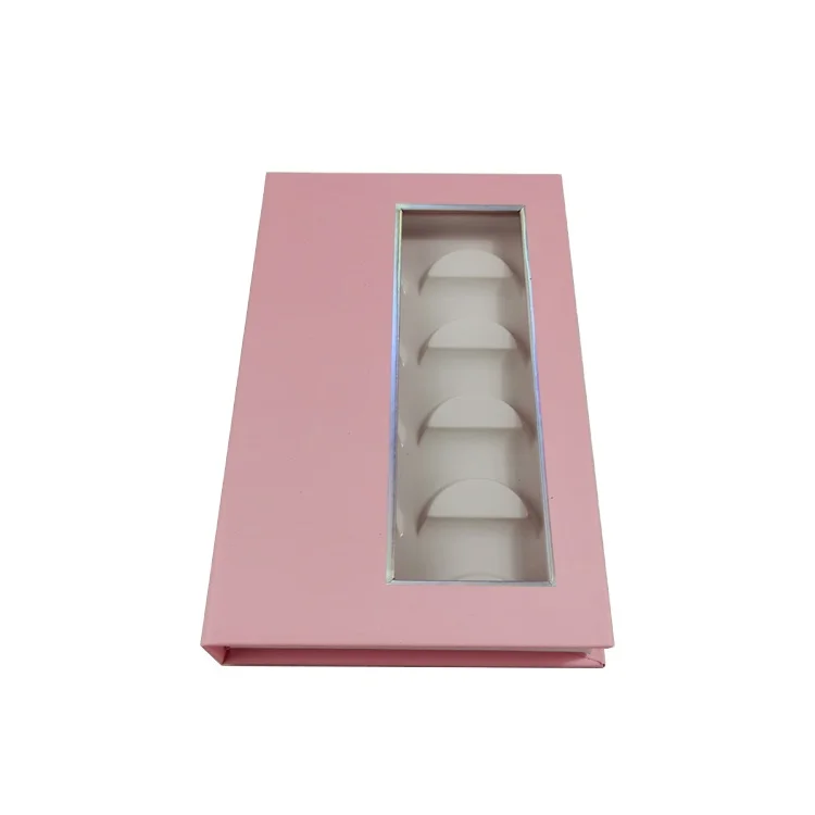 Private Label False Eyelash Book Shape Box 5 Pairs Lashes Book