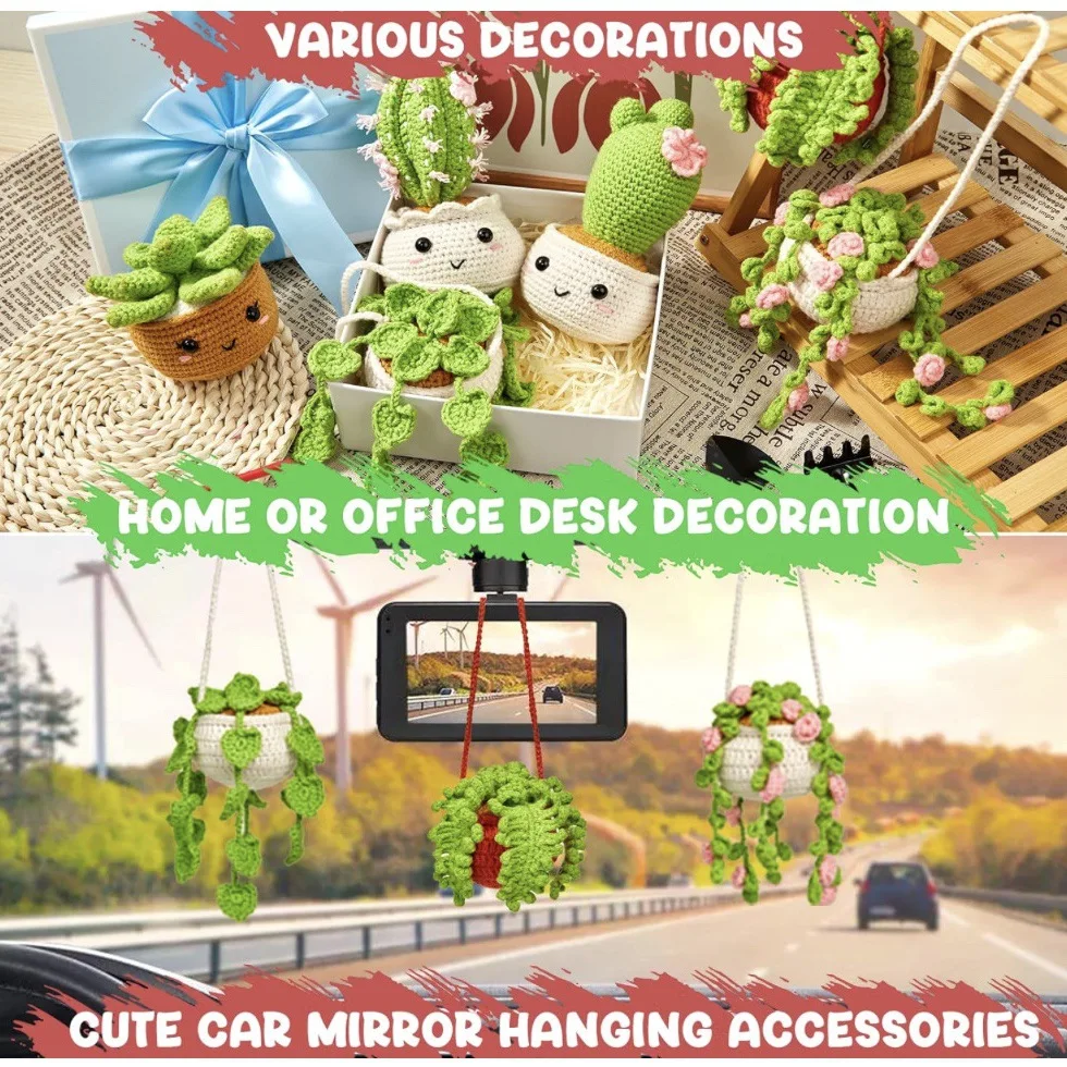Crochet Starter Kits DIY Craft Kit Amigurumi Craft Knitting Crochet Kits Gift with Step-by-Step Video Tutorials