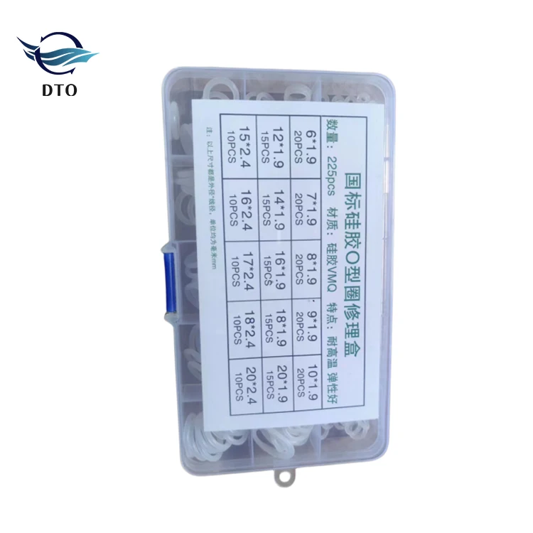 DTO O Ring Assortment 18 Popular Sizes Green O Ring Kit Repair Hydraulic O-Ring Set NBR Oring Seal Kit