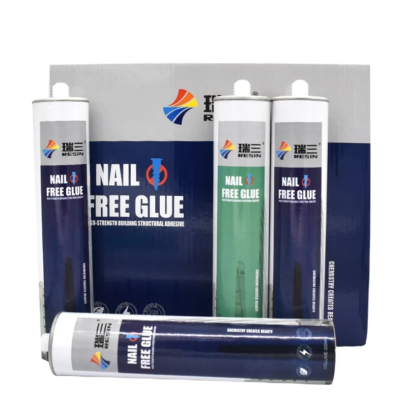 Ruisan Fast Using Grip Non Toxic Free Nail Glue Construction Glue