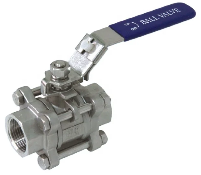 
Houde precision casting 2 way German Standard ball valve 3 PC Thread Water Ball Valve DIN3202-M3 