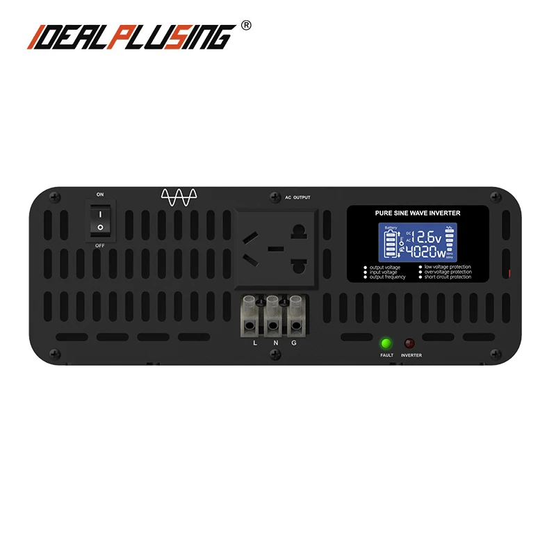 IDEALPLUSING горячая Распродажа dc 12v 24v 36v 48v 60v 72v 84v к ac 100v 110v 120v 220v 230v 240v 4000W волновой солнечный инвертор чистый