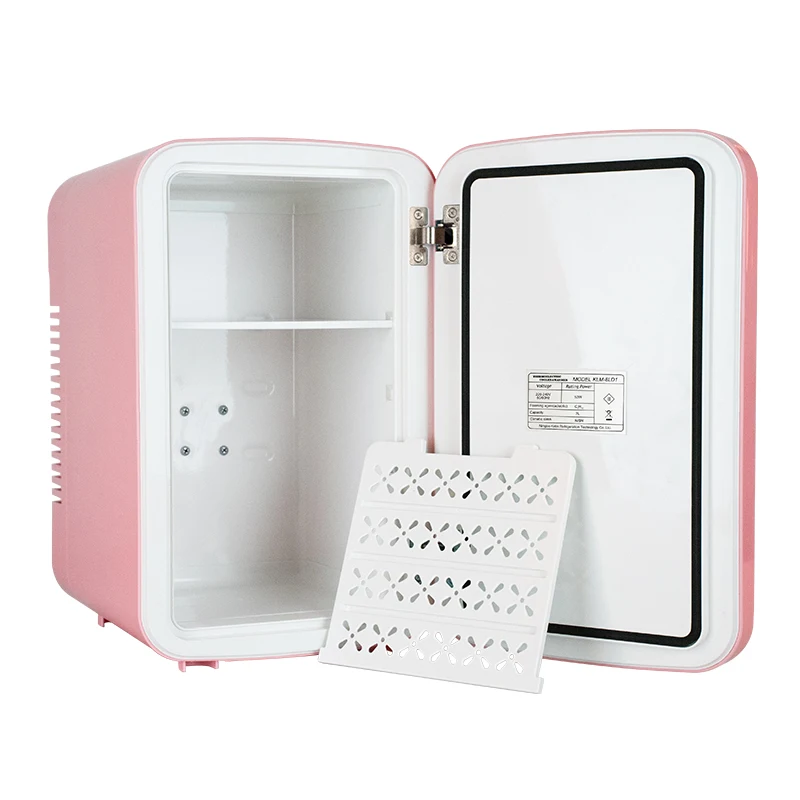 8L electric mini frigo for bedroom customize display portable mini fridge glass door with CE GS micro cool mini fridge