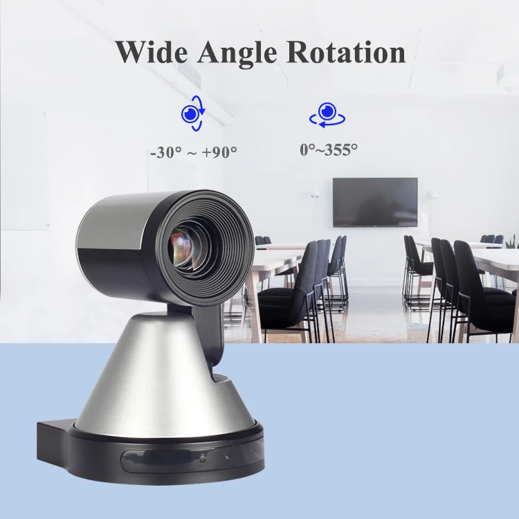 China Supplier All-In-One 10X Optical Zoom Auto Tracking Usb Hd Ptz Video Conference Camera