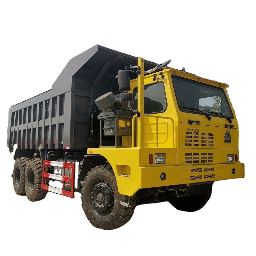 SINOTRUK Howo Series Mining King 371hp 420hp Low Price Off Road Mining Dump Truck 70T Payload Chinese Truck  For Sale