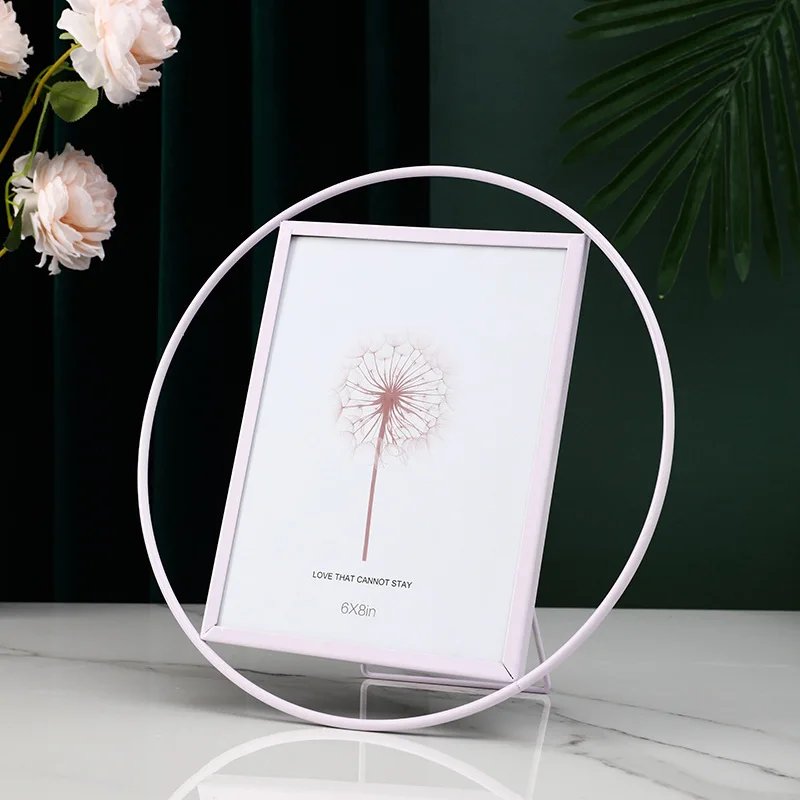 Gold Photo Modern Concise 4in 6in 7in Photos Use Glass Cover Art Picture Photo