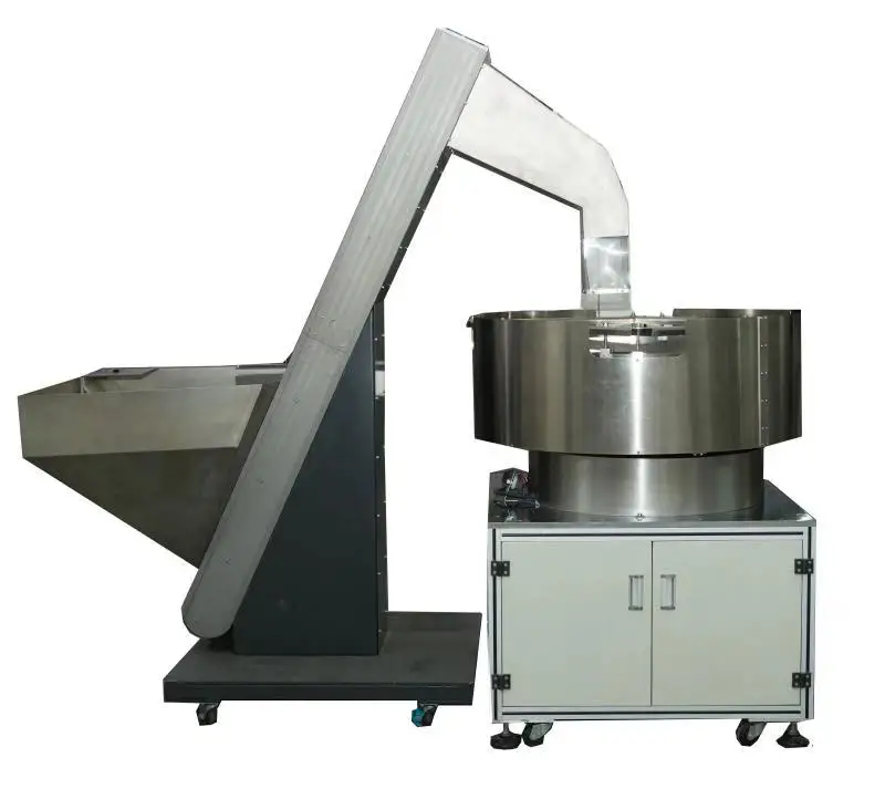 High speed rotary feeder automatic bottle lid sausage coffee sachet centrifugal feeder machine