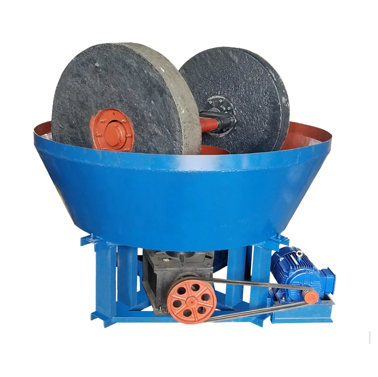 Best Selling Wet Pan Mill Model 1200A 1200 Gold Ore Extraction Grinding Wet Pan Mills