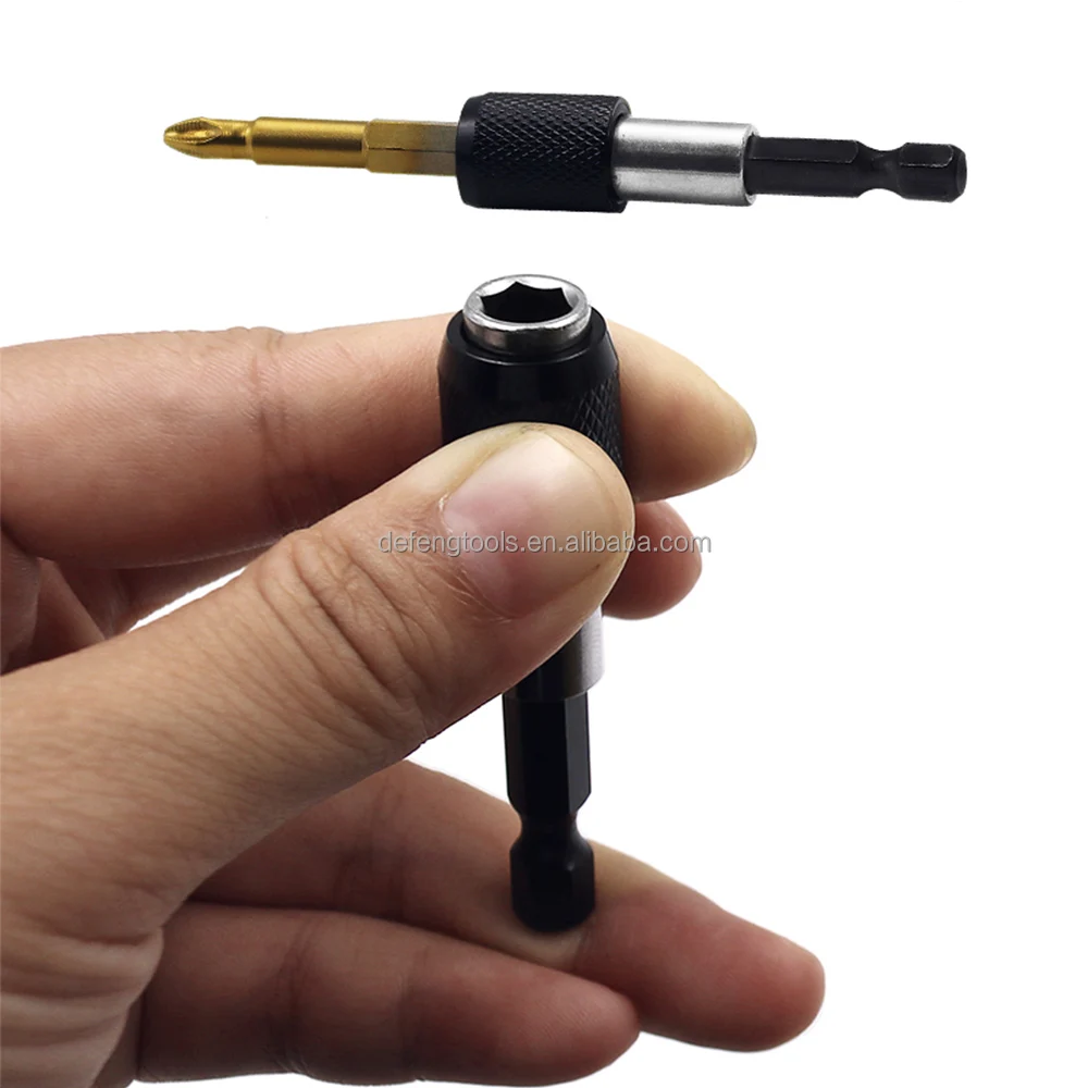 60-150mm Hexagonal quick release self-locking extension rod electric drill driver quick adapter bit Holder tool set