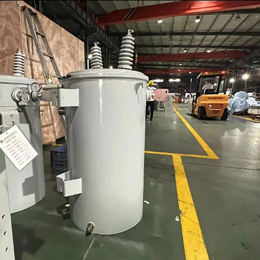 Versatile pole-mounted transformer, 13.2kv input, 25-167kva, step-down to various secondary voltages