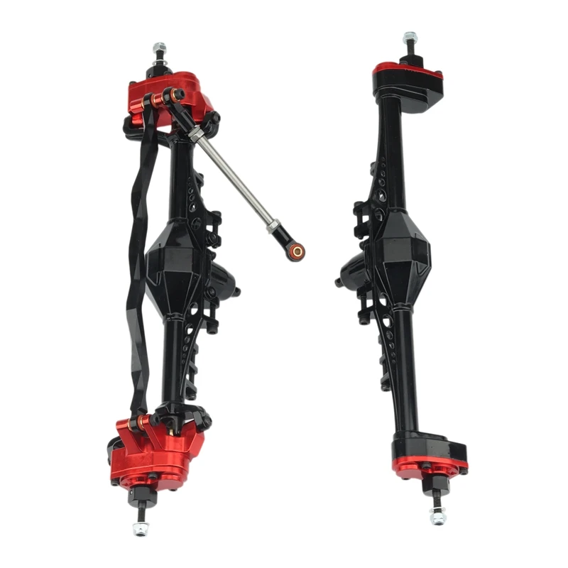 Metal Axle  Alloy Front&Rear Differential Axle Built-in Steel Gear 1/14 rc tractor truck Accessories
