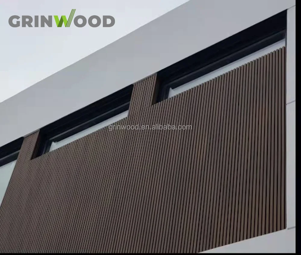 Hot selling waterproof outdoorhouse wall exterior wpc wall cladding wall panel plastic wood composite board