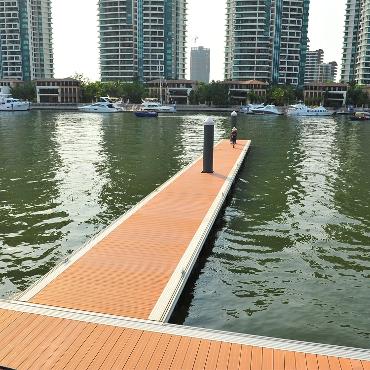 Floating Dock Jetty Wharf Engineering Pontoon Floating Jetty Pier Aluminum Pontoon Floats Floating Pontoon Bridge