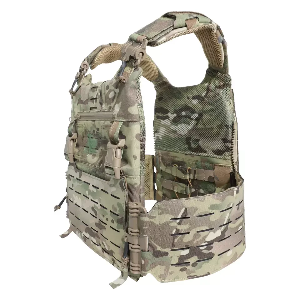 Quick Release Tactical Survival Protective Vest Plate Carrier OEM Unisex Outdoor Light Weight Chaleco Tactico Combat Armor Vest