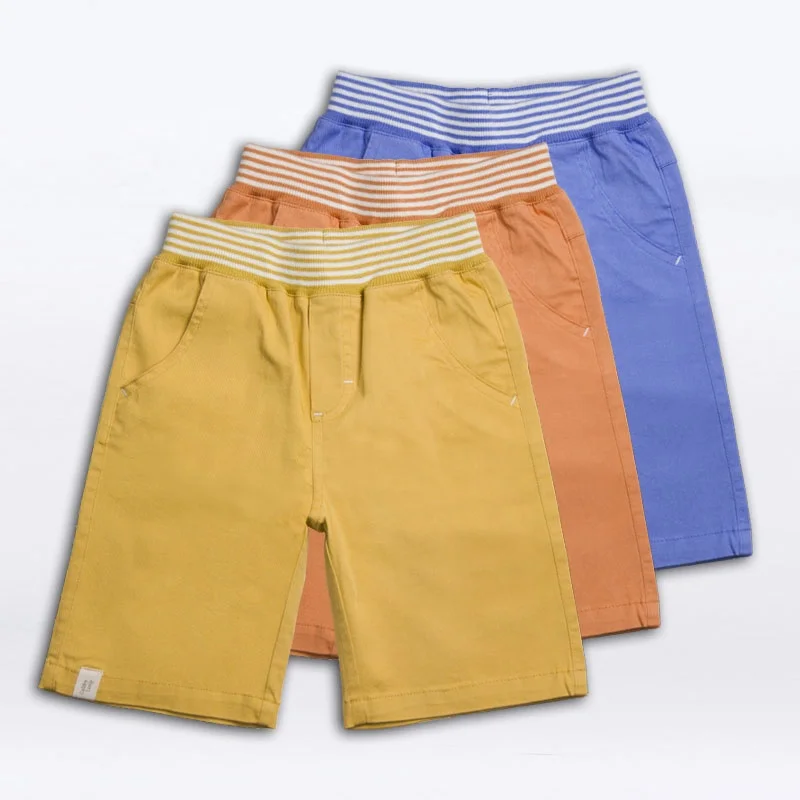 
Kids board shorts elastic waist children yellow woven shorts for boys Kids Short 