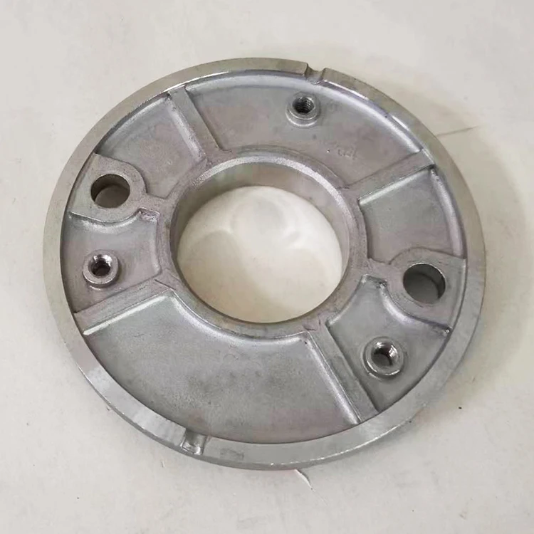 Round post based cover stainless steel fence post mount handrail bracket for stair railing