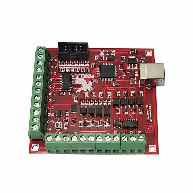 CNC MACH3 4 Axis 100Khz Breakout Board USB 4 Axis Interface Driver Motion Controller