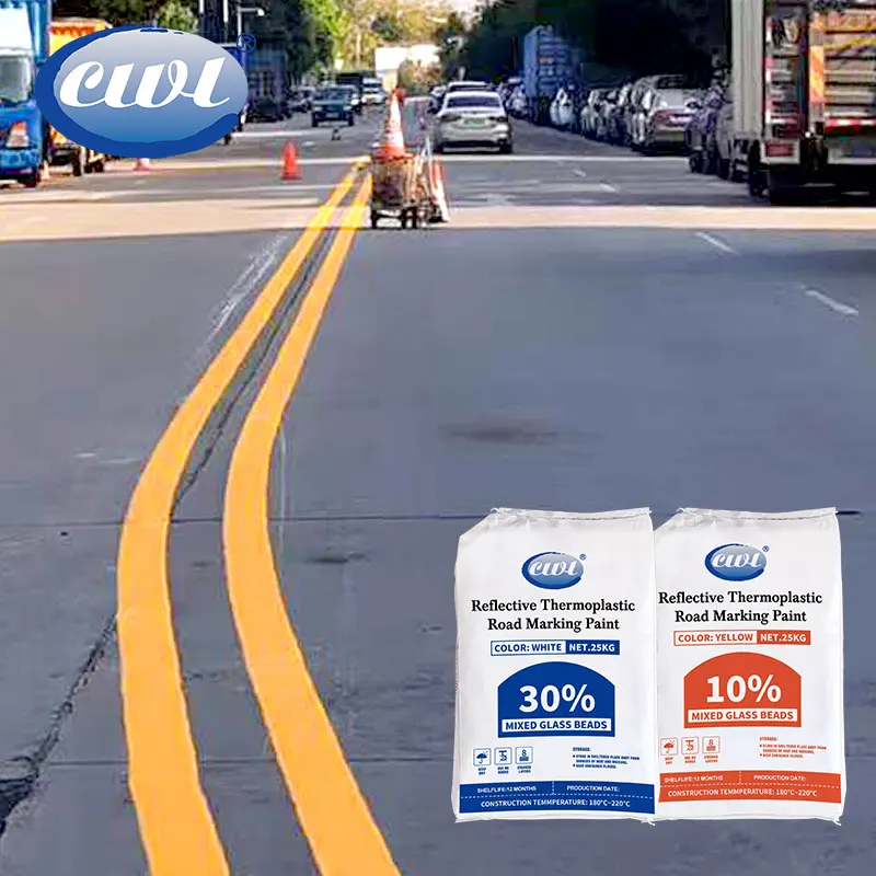 Peru popular thermoplastic marking paint thermoplastic paint price fast delivery road traffic paint