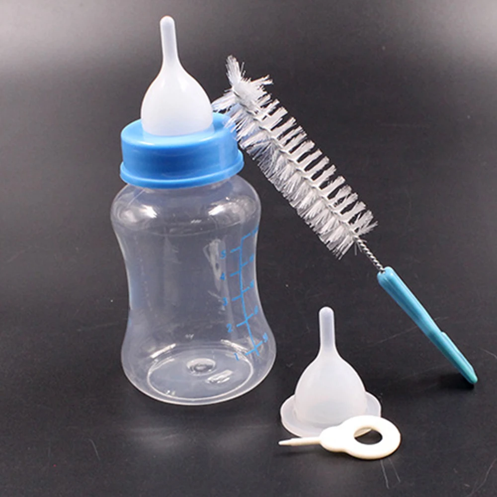 Pet Milk Bottle Dog Feeding Bottle Set Safty Puppy Kitten Milk Bottle