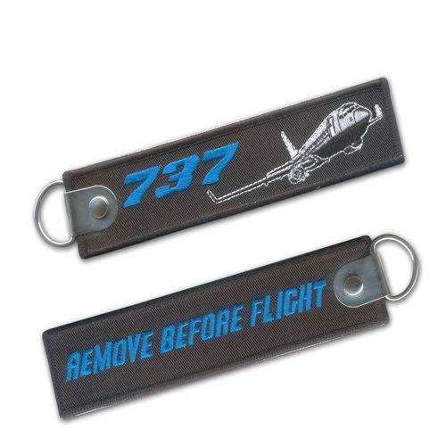 Airborne -Ad Unum Omnes embroidered keychain key chain key ring