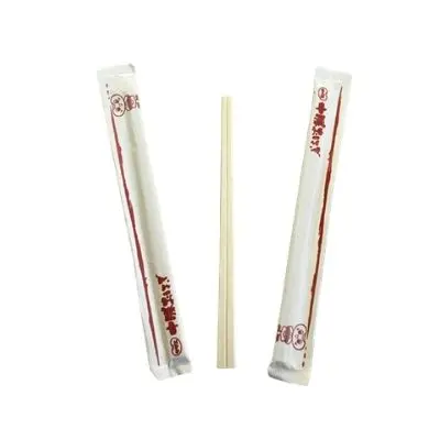 Wholesale top quality disposable Eco-friendly bamboo and poplar chopsticks in individual paper