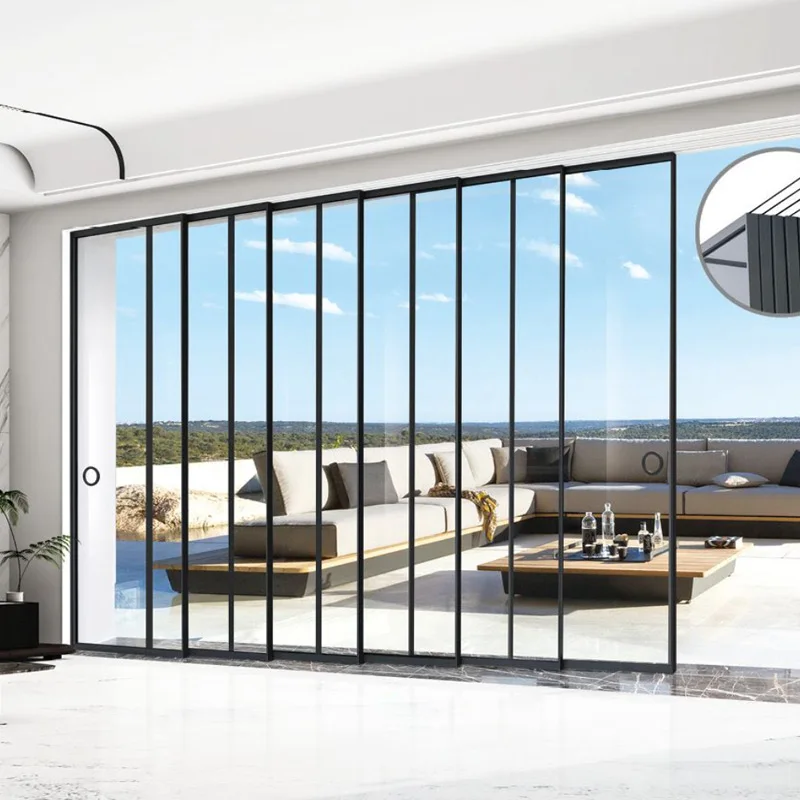 Hot sales factory Supply custom glass doors for interior house Aluminum Alloy Door