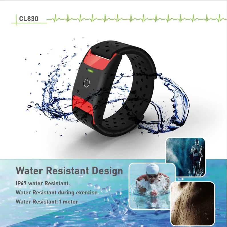 Оригинальный заводской браслет монитор сердечного ритма ANT + умный BLE шагомер светодиодный фитнес-трекер