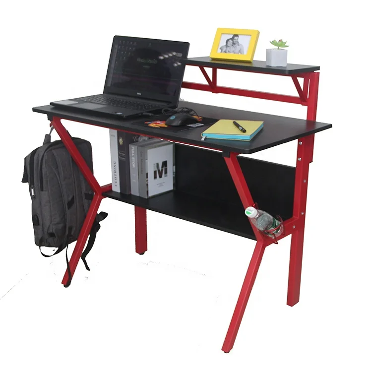 
2019 new best selling home gaming desk and game desk with red color 