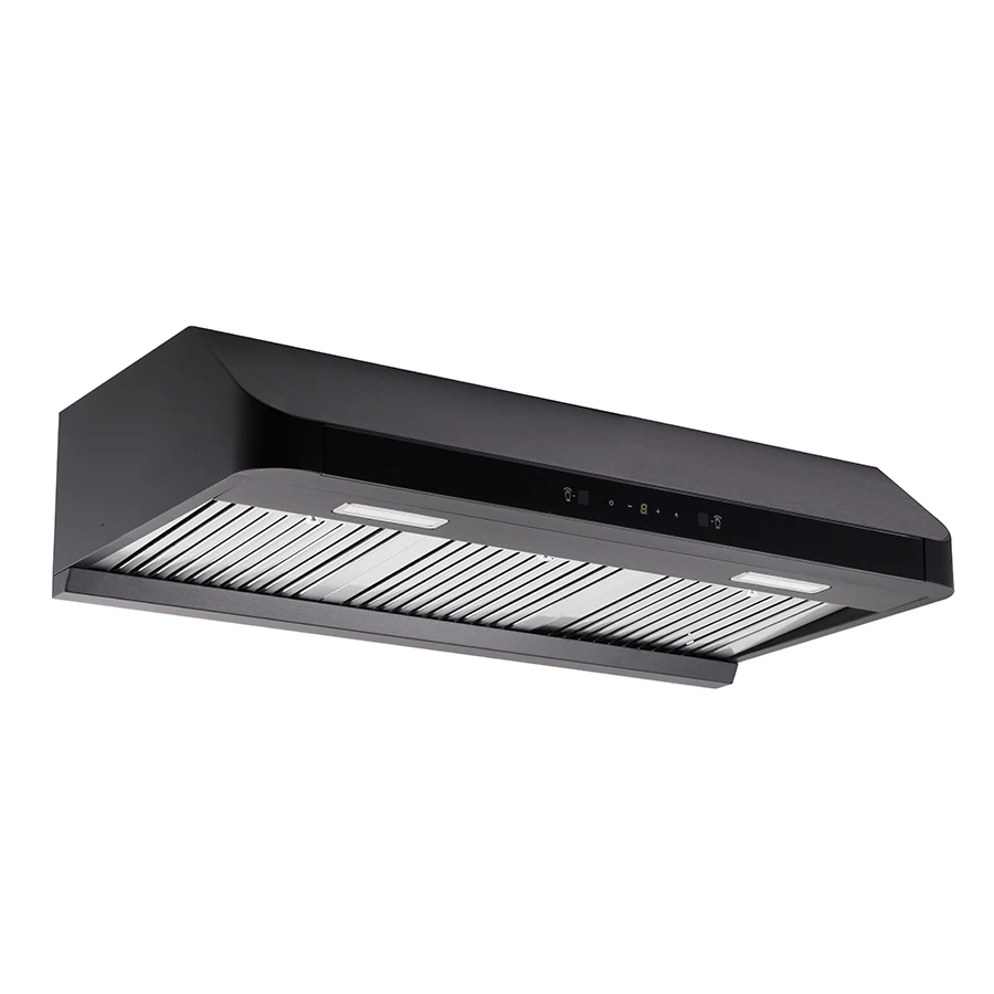 Modern Design Switch Control Kitchen Exhaust Slim Cooker Hood Aire Range Hood Inserts Filter for Kitchen Hood